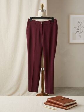 H&M Deep Red/Wine Trousers